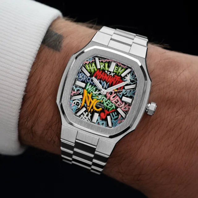 Maen Manhattan 37 Hand Painted Graffiti IFL01 Görsel 2