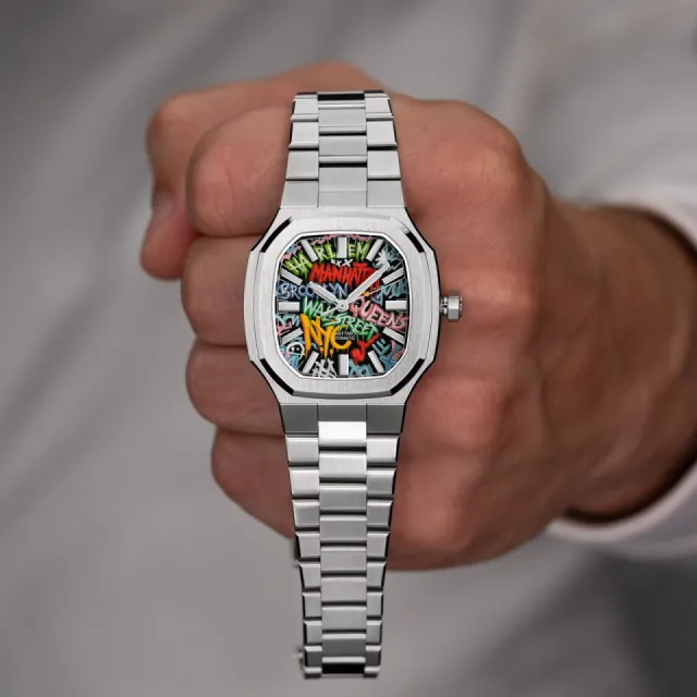 Maen Manhattan 37 Hand Painted Graffiti IFL01 Görsel 3