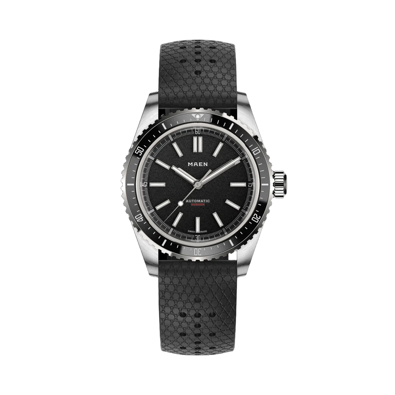 Maen Hudson 38 MK5 Otomatik Jet Black M117