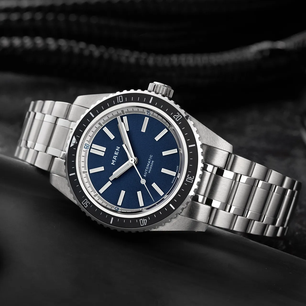 Maen Hudson 38 MK5 Midnight Blue Otomatik M118 detay görseli 1