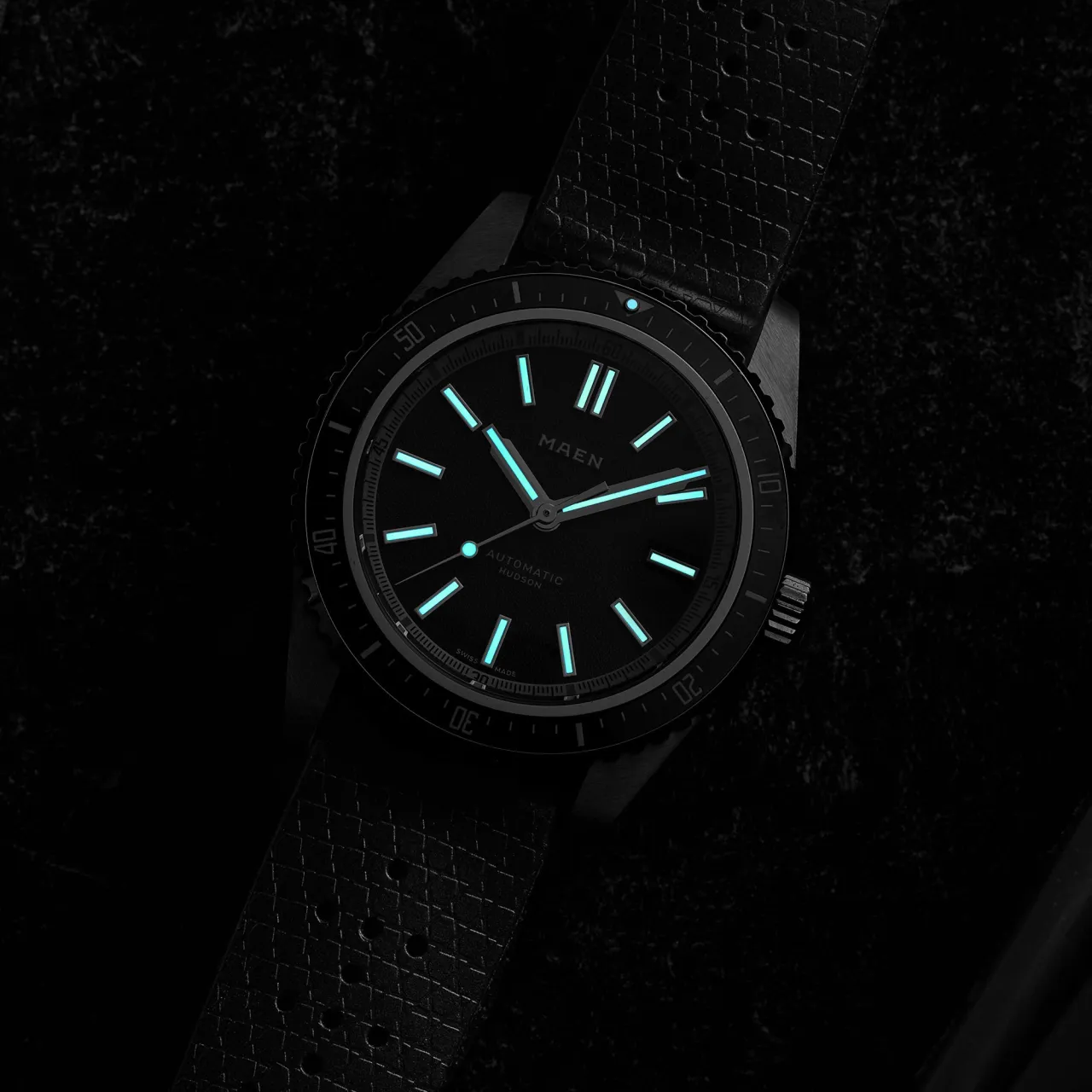 Maen Hudson 38 MK5 Midnight Blue Otomatik M118 detay görseli 4