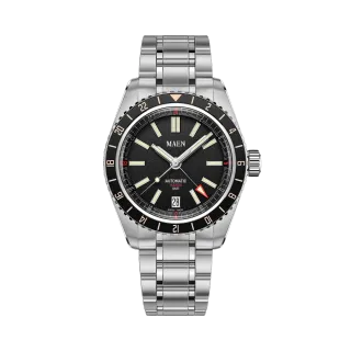 Maen Hudson 38 GMT Otomatik Jet Black M131