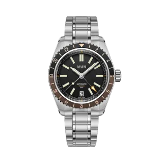 Maen Hudson 38 GMT Otomatik Jet Black M1333