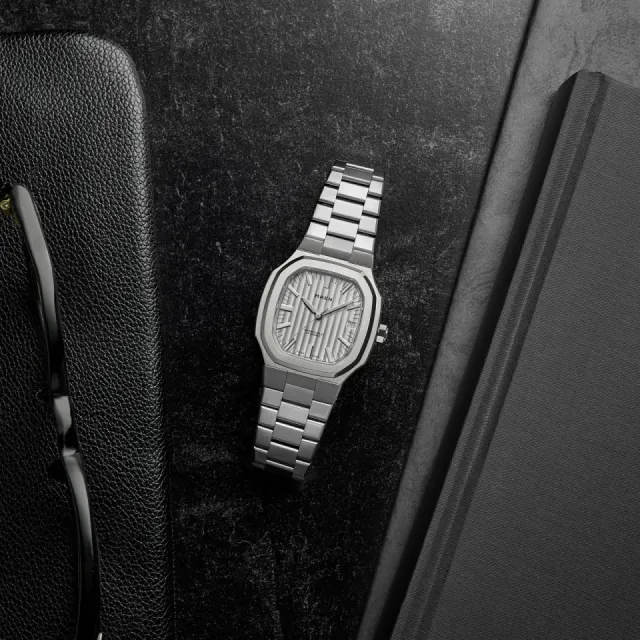 Maen Manhattan 37 Côtes de Genève Ice Grey M215 Görsel 5