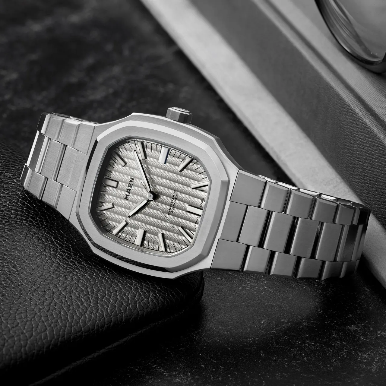 Maen Manhattan 37 Côtes de Genève Ice Grey M216 detay görseli 1