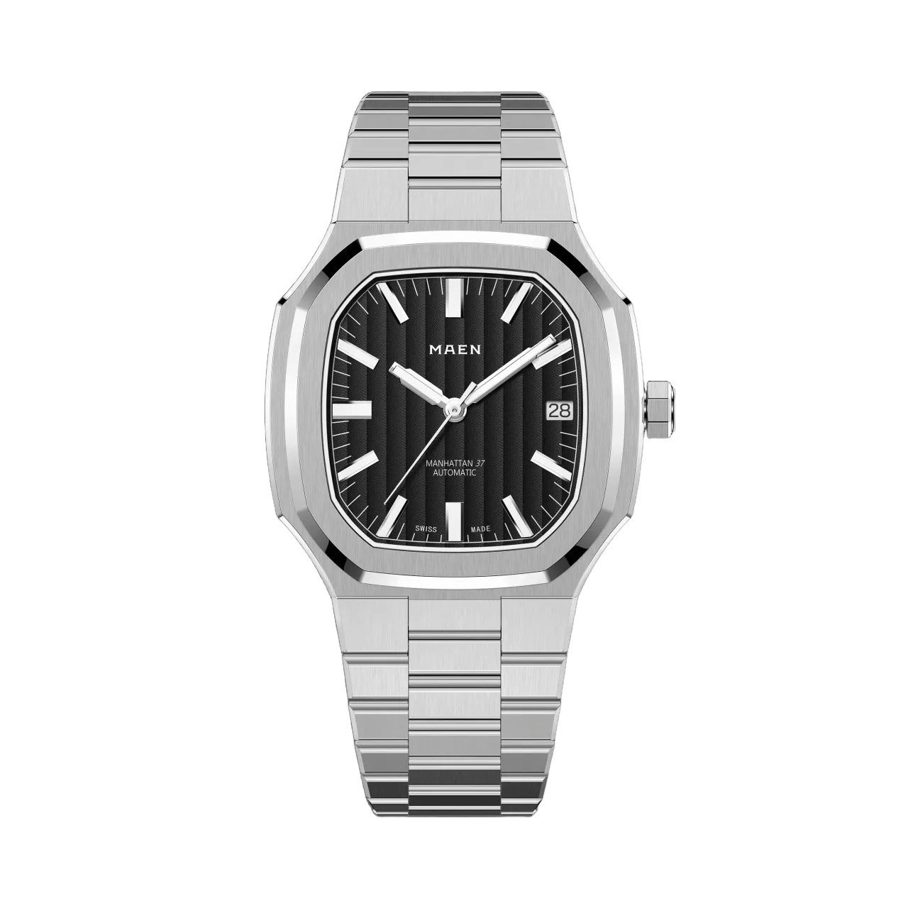 Maen Manhattan 37 Côtes de Genève Anthracite Black M217