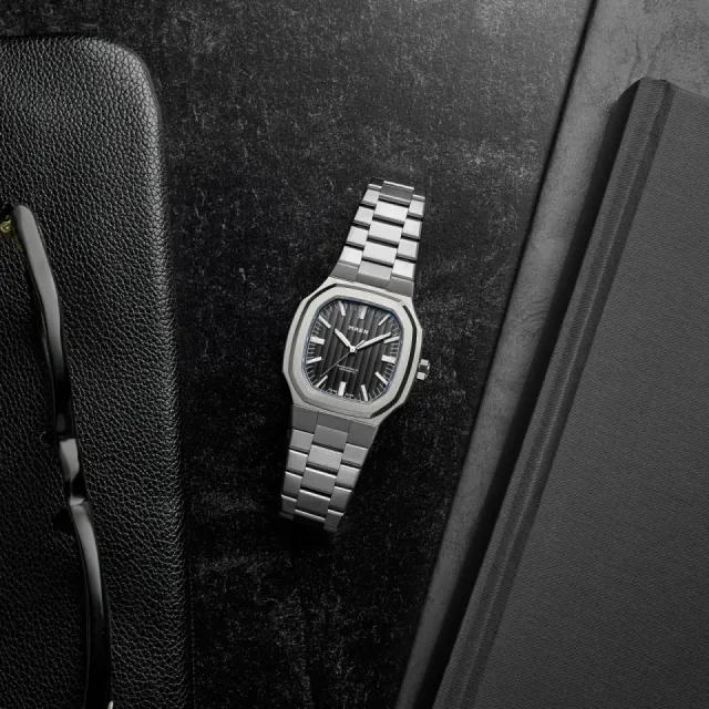 Maen Manhattan 37 Côtes De Genève Anthracite Black M218 Görsel 5