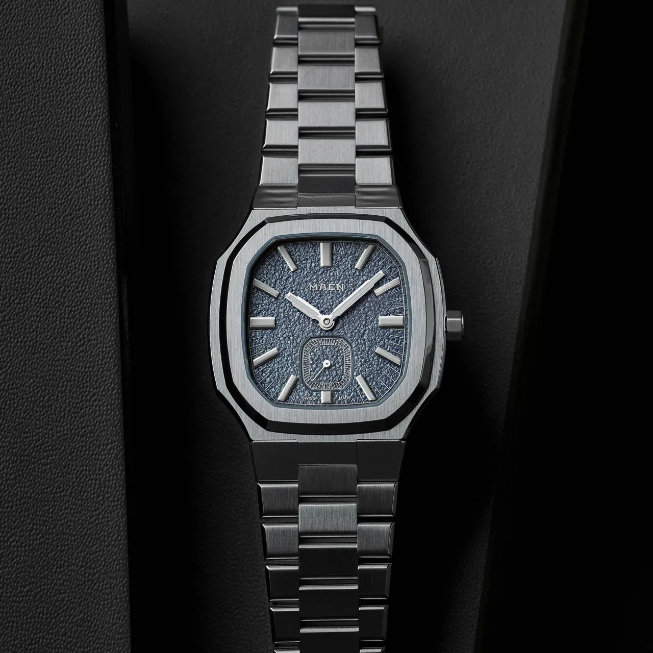 Maen Manhattan 37 Ultra Thin Midnight Blue Otomatik M221 detay görseli 3