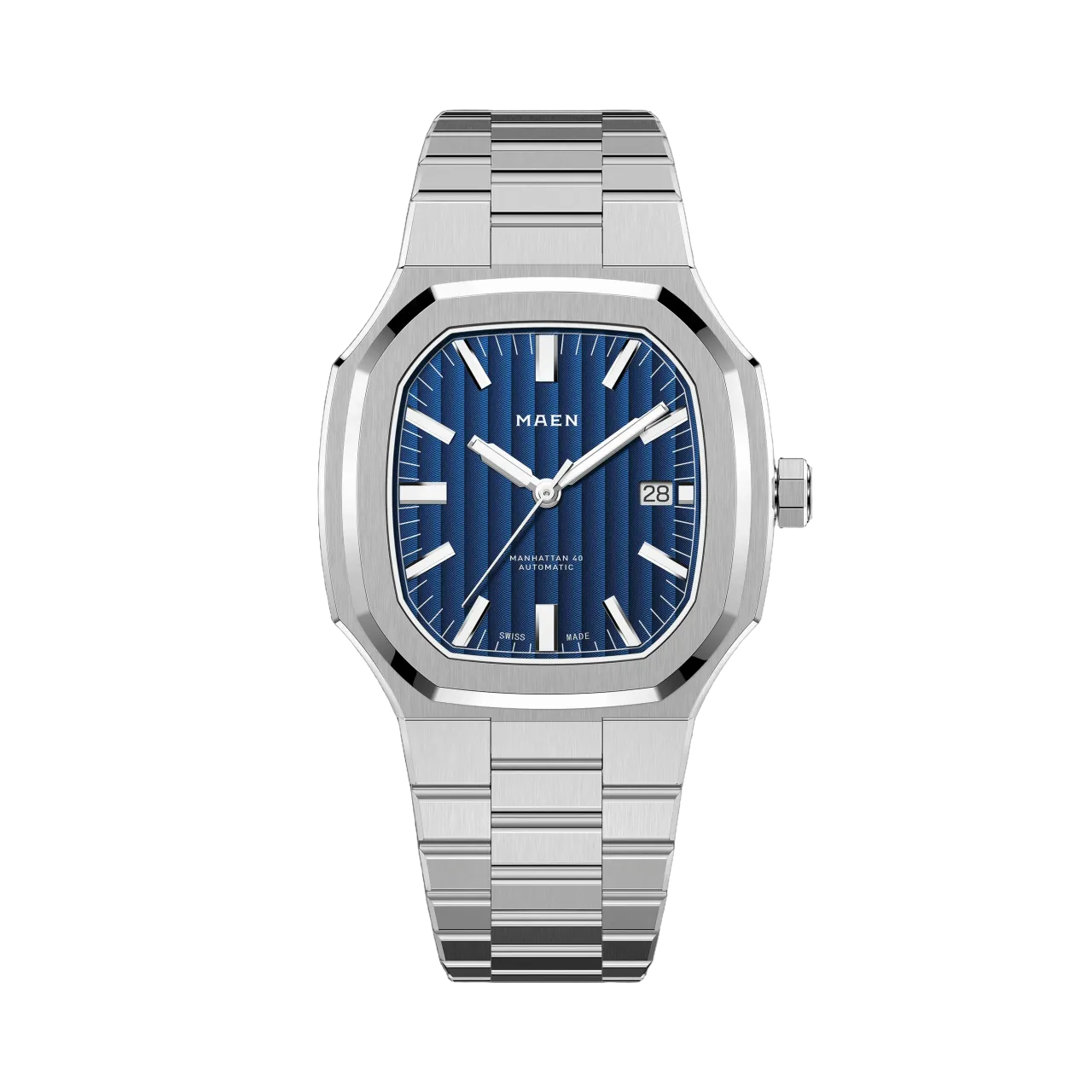 Maen Manhattan 40 Côtes de Genève Midnight Blue M311