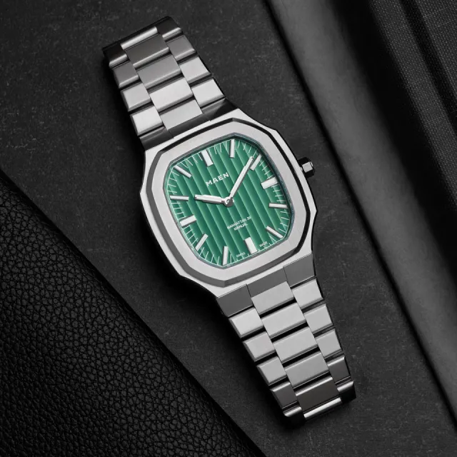 Maen Manhattan 39 Ultra Thin Otomatik Forrest Green M411 Görsel 3