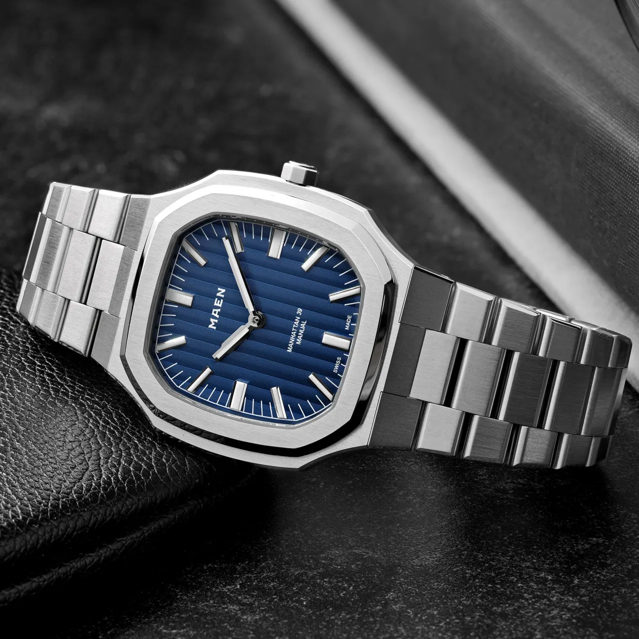 Maen Manhattan 39 Ultra-Thin Midnight Blue M412 detay görseli 1