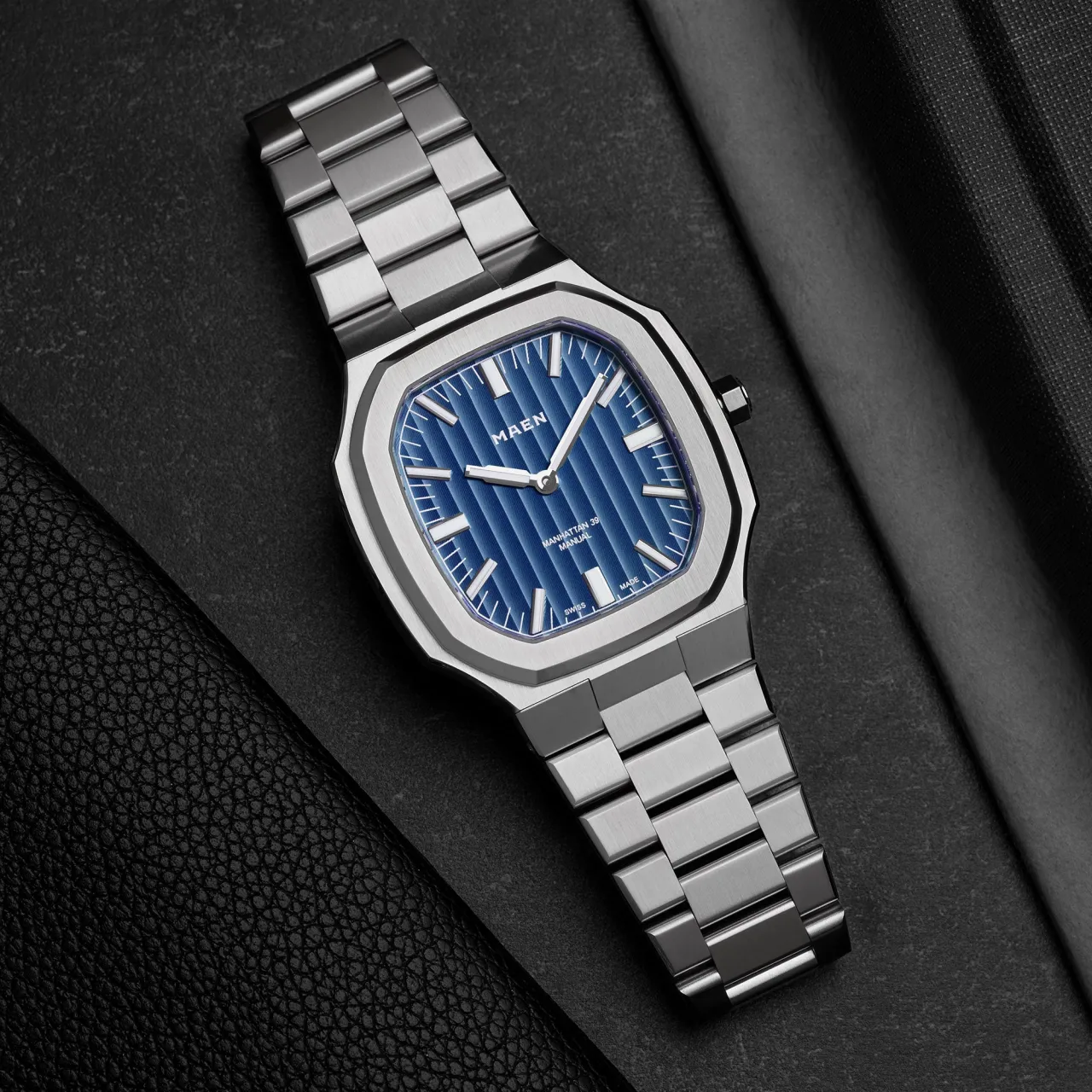 Maen Manhattan 39 Ultra-Thin Midnight Blue M412 detay görseli 2