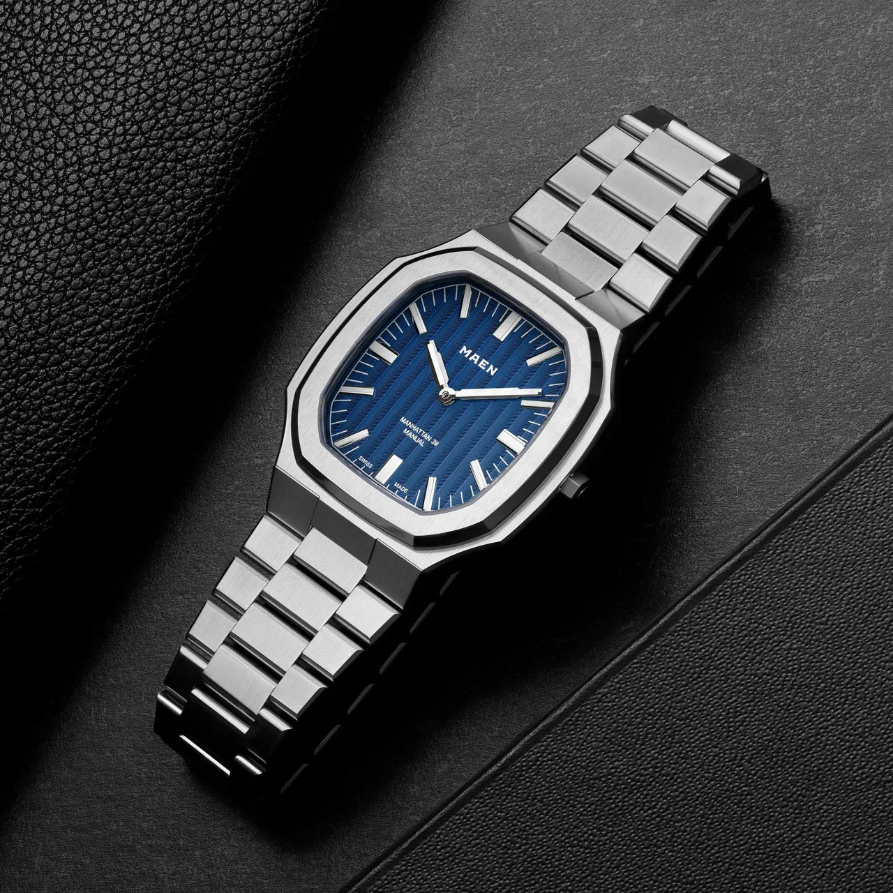 Maen Manhattan 39 Ultra-Thin Midnight Blue M412 detay görseli 3