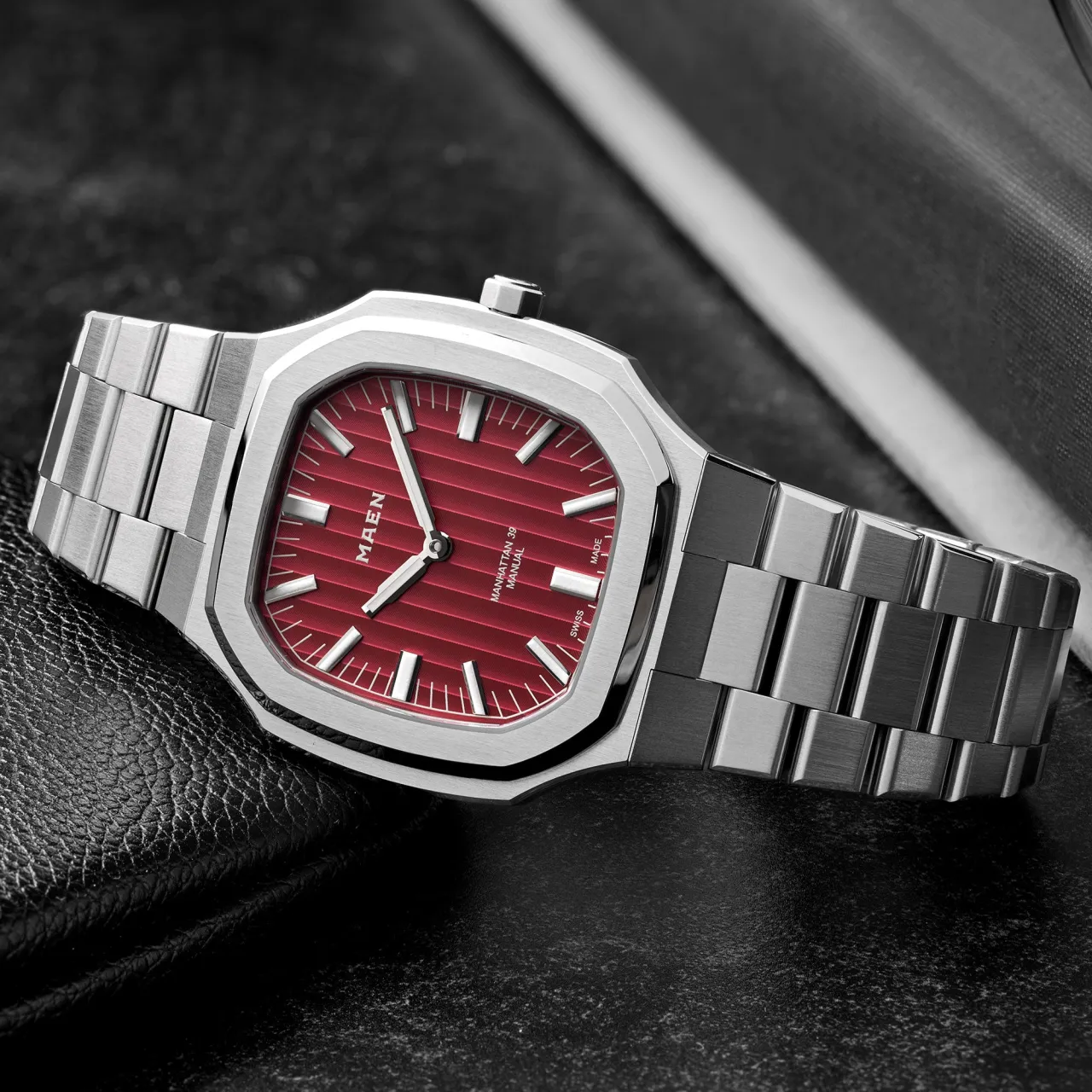 Maen Manhattan 39 Ultra Thin Garnet Red M415 detay görseli 1