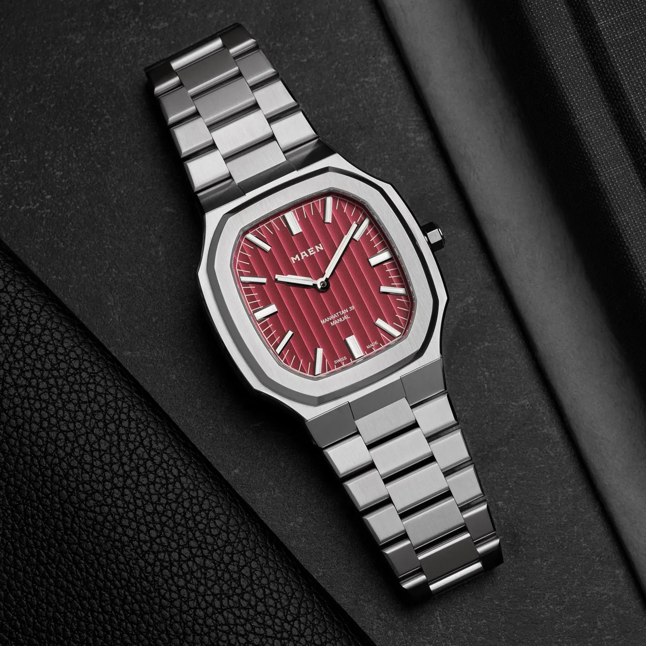 Maen Manhattan 39 Ultra Thin Garnet Red M415 detay görseli 2