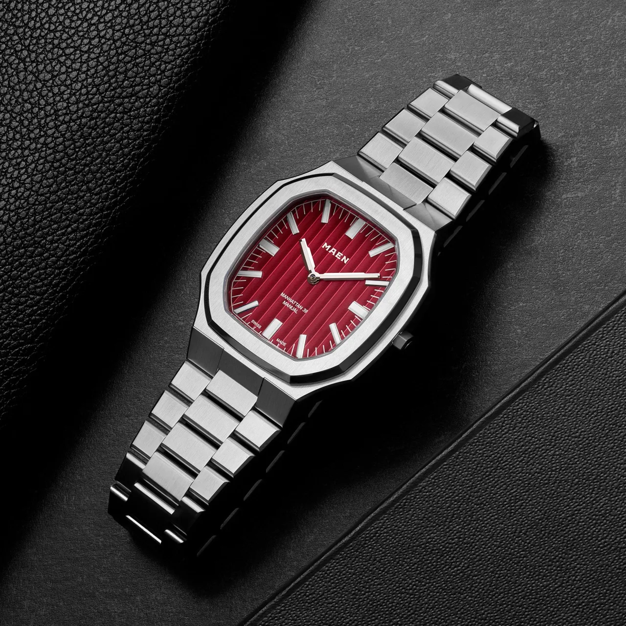 Maen Manhattan 39 Ultra Thin Garnet Red M415 detay görseli 3