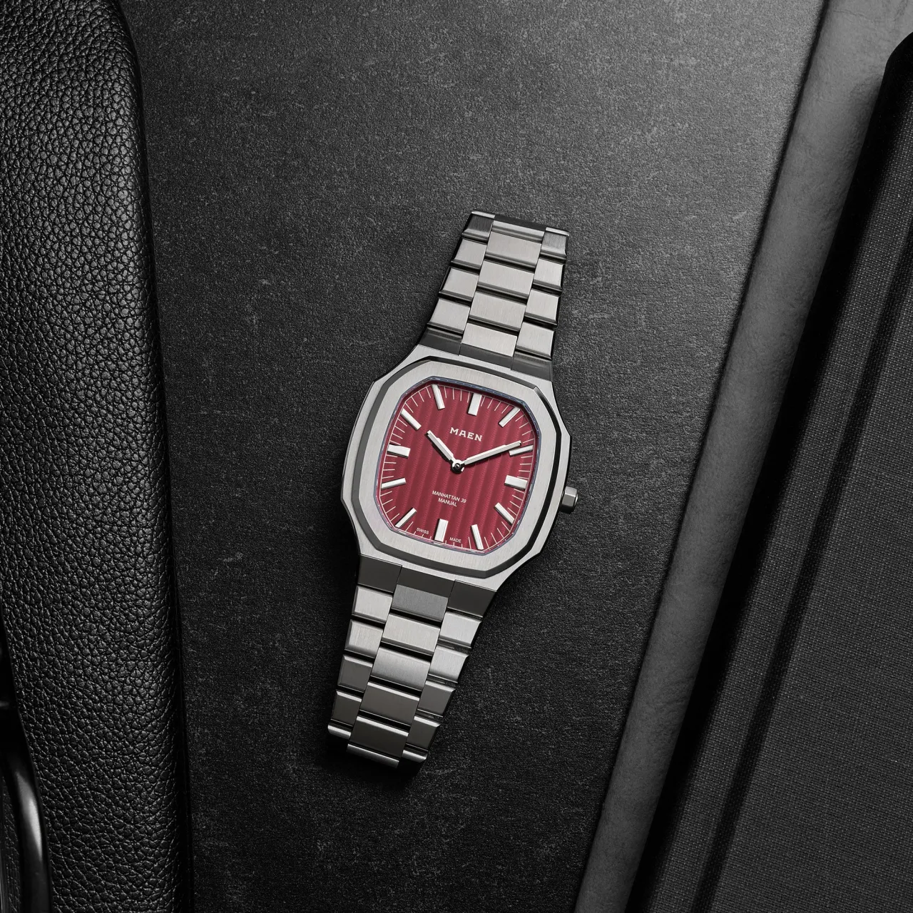 Maen Manhattan 39 Ultra Thin Garnet Red M415 detay görseli 4