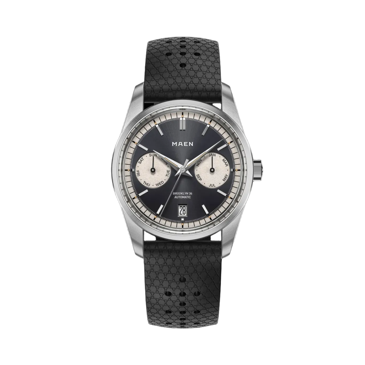 Maen Brooklyn 36 Triple Calendar Dark Grey M511