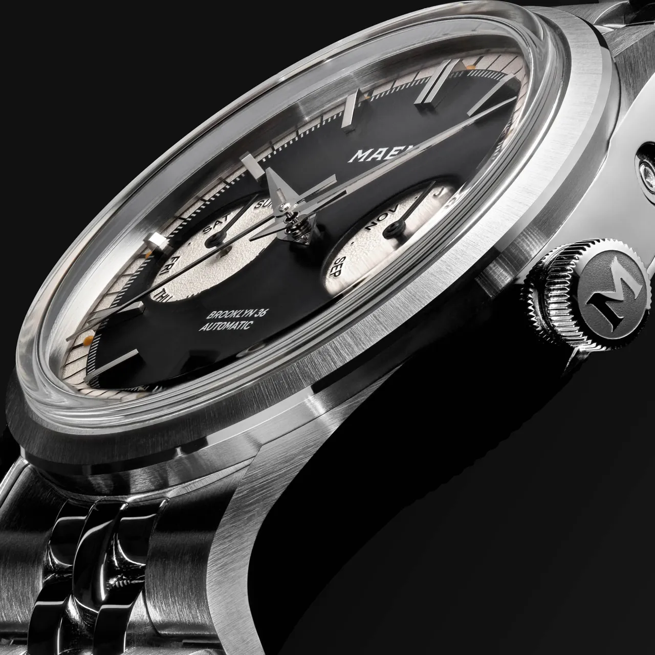 Maen Brooklyn 36 Triple Calendar Dark Grey M511 detay görseli 3