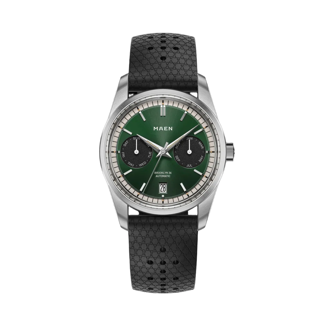 Maen Brooklyn 36 Triple Calendar Dark Green M515