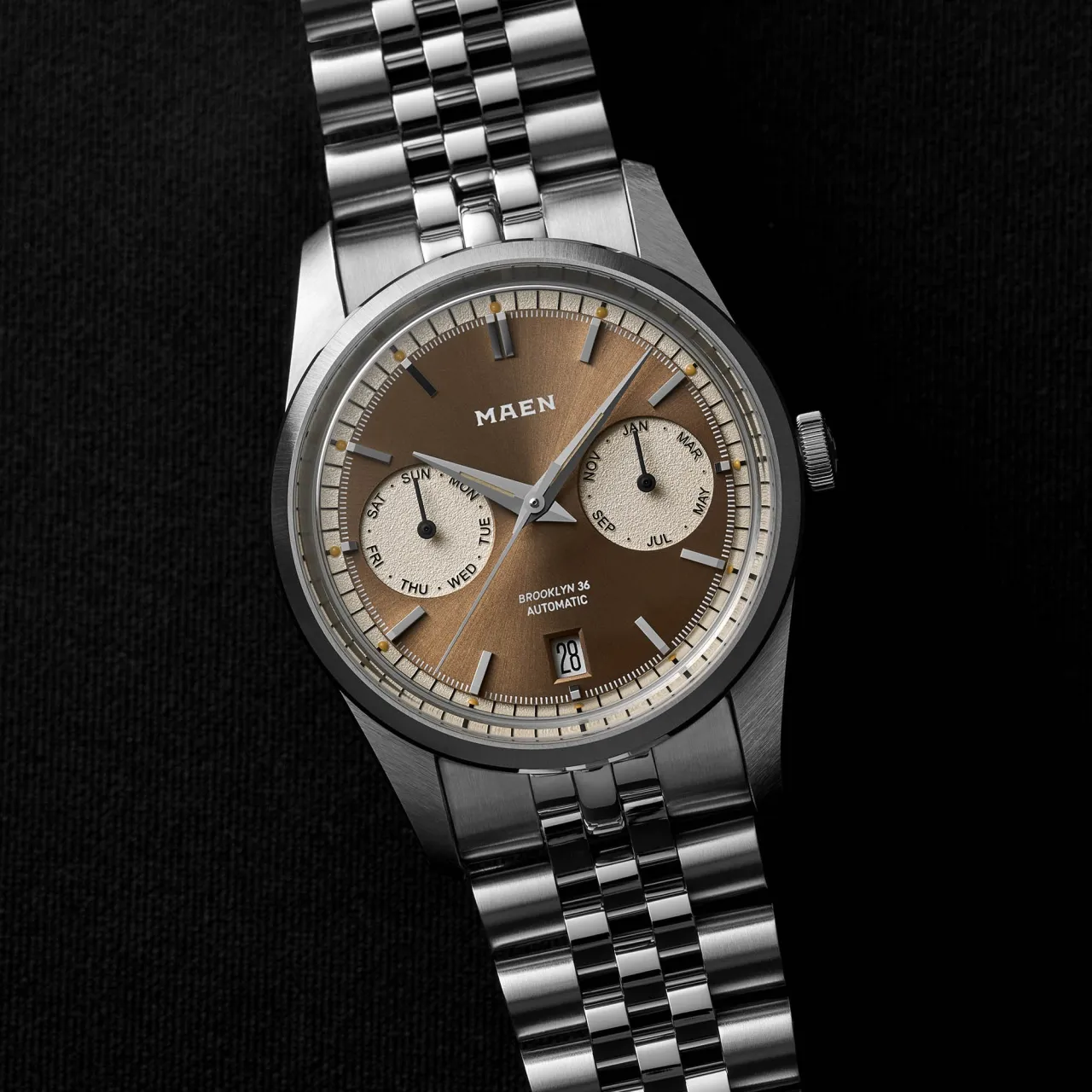 Maen Brooklyn 36 Triple Calendar Salmon M516 detay görseli 2