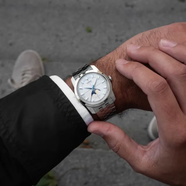 Maen Lunar Classic Otomatik Cream White M7111 Görsel 2