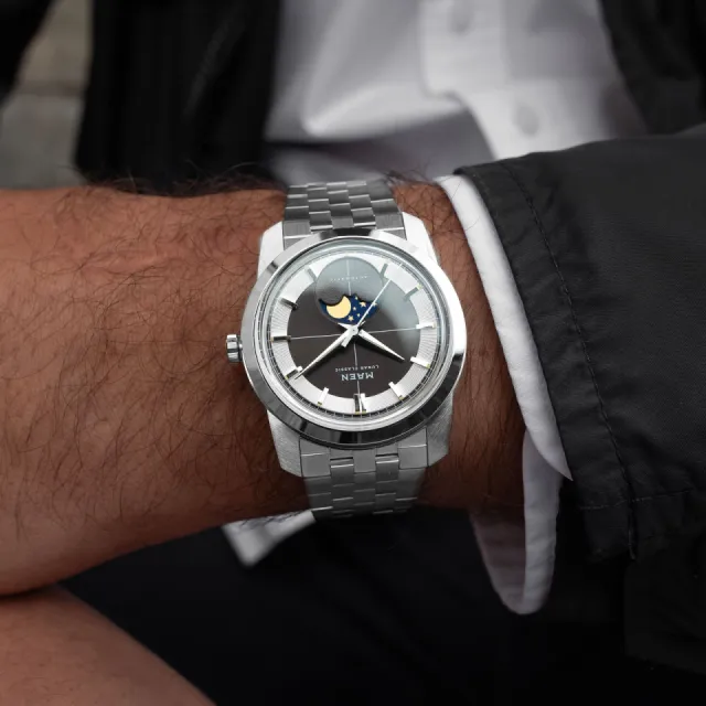 Maen Lunar Classic Otomatik Graphite M714 Görsel 4