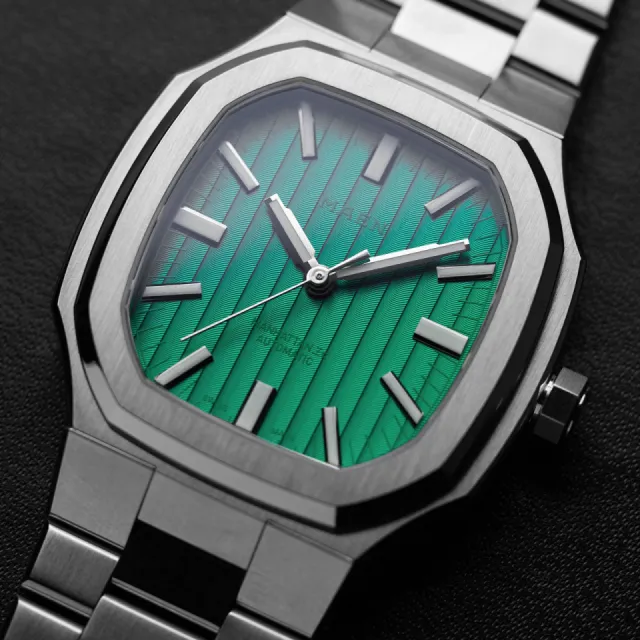 Maen Manhattan 37 Côtes De Genève Neon Green MHV01 Görsel 3