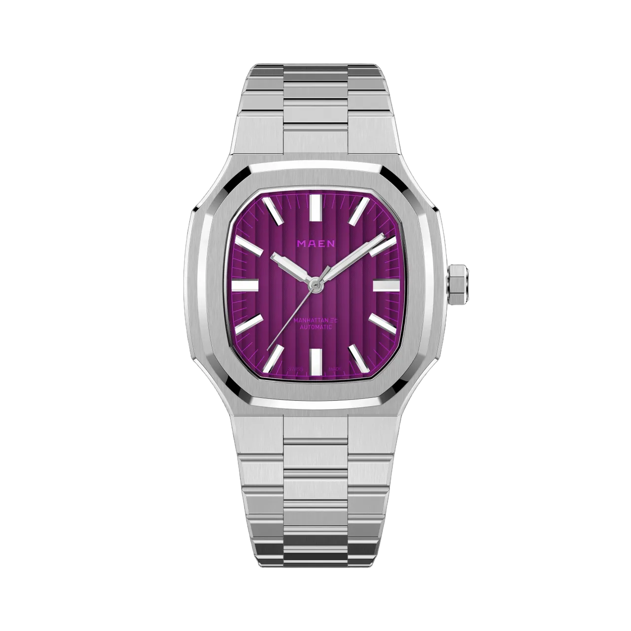 Maen Manhattan 37 Neon Purple Otomatik MHV02