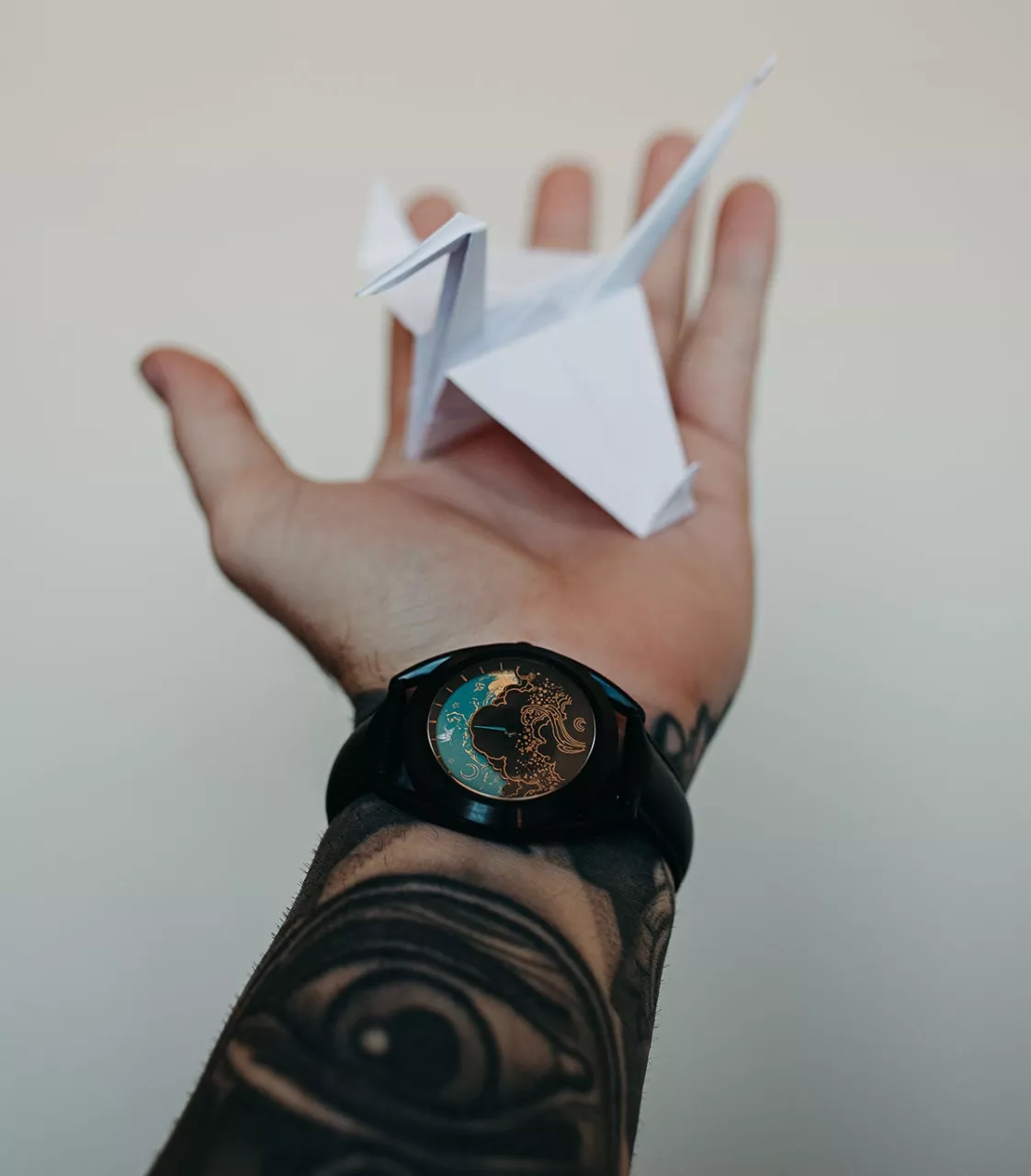 Mr Jones Watches Paper Crane 114-V2 detay görseli 1