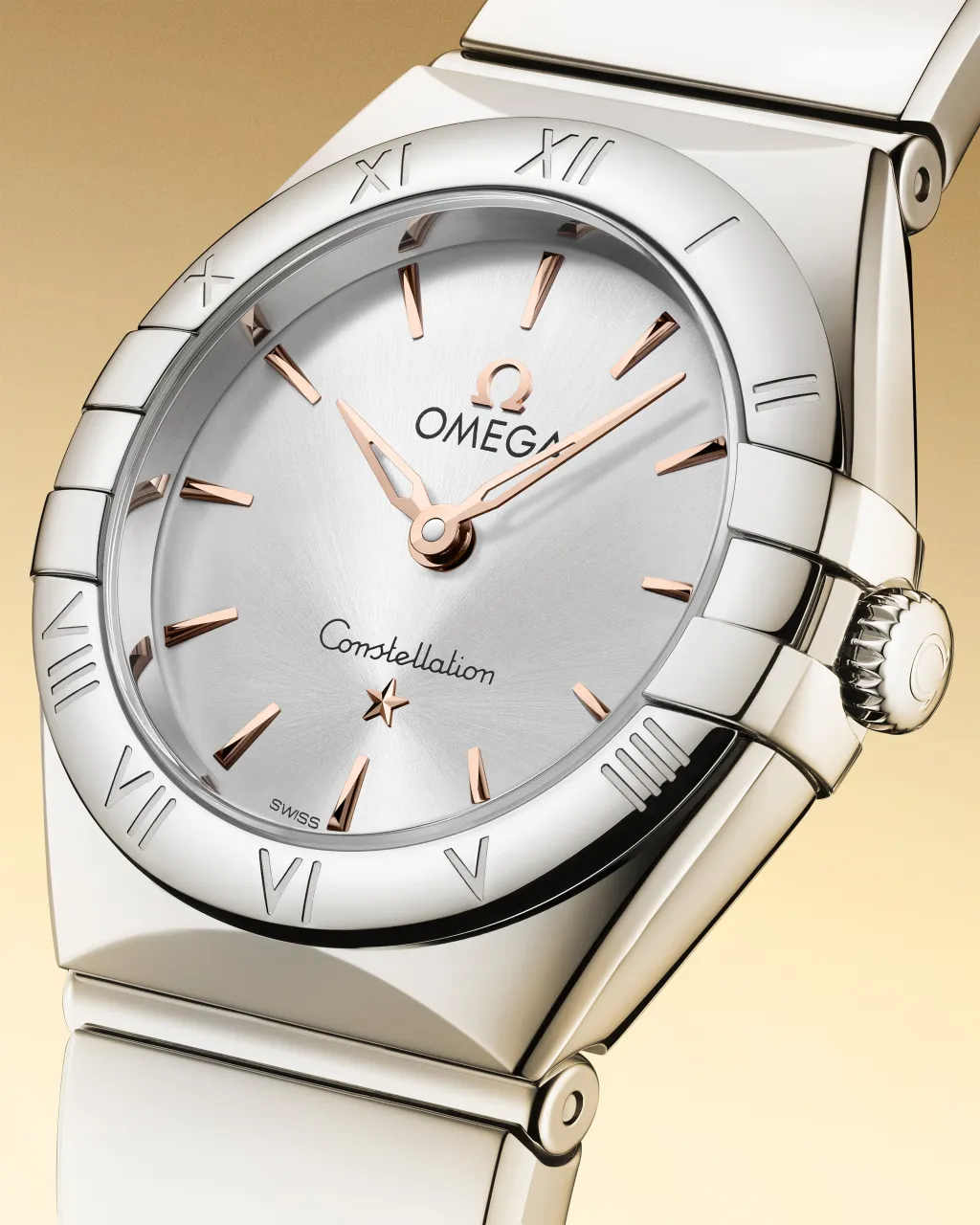 Omega Constellation Steel on Steel 25 mm 13110256002002 detay görseli 4