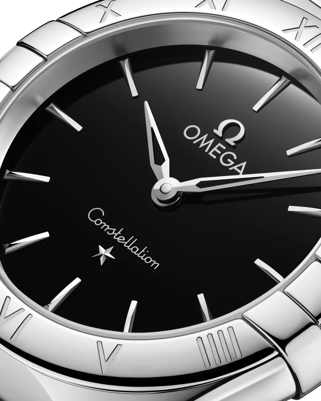 Omega Constellation 28 mm Steel on Steel 13110286001001 detay görseli 3