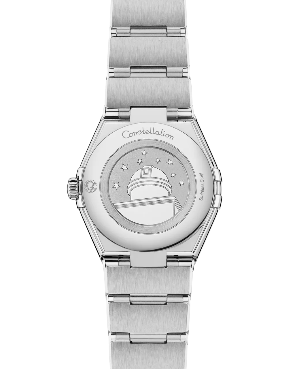 Omega Constellation 28 mm Steel on Steel 13110286002002 detay görseli 1