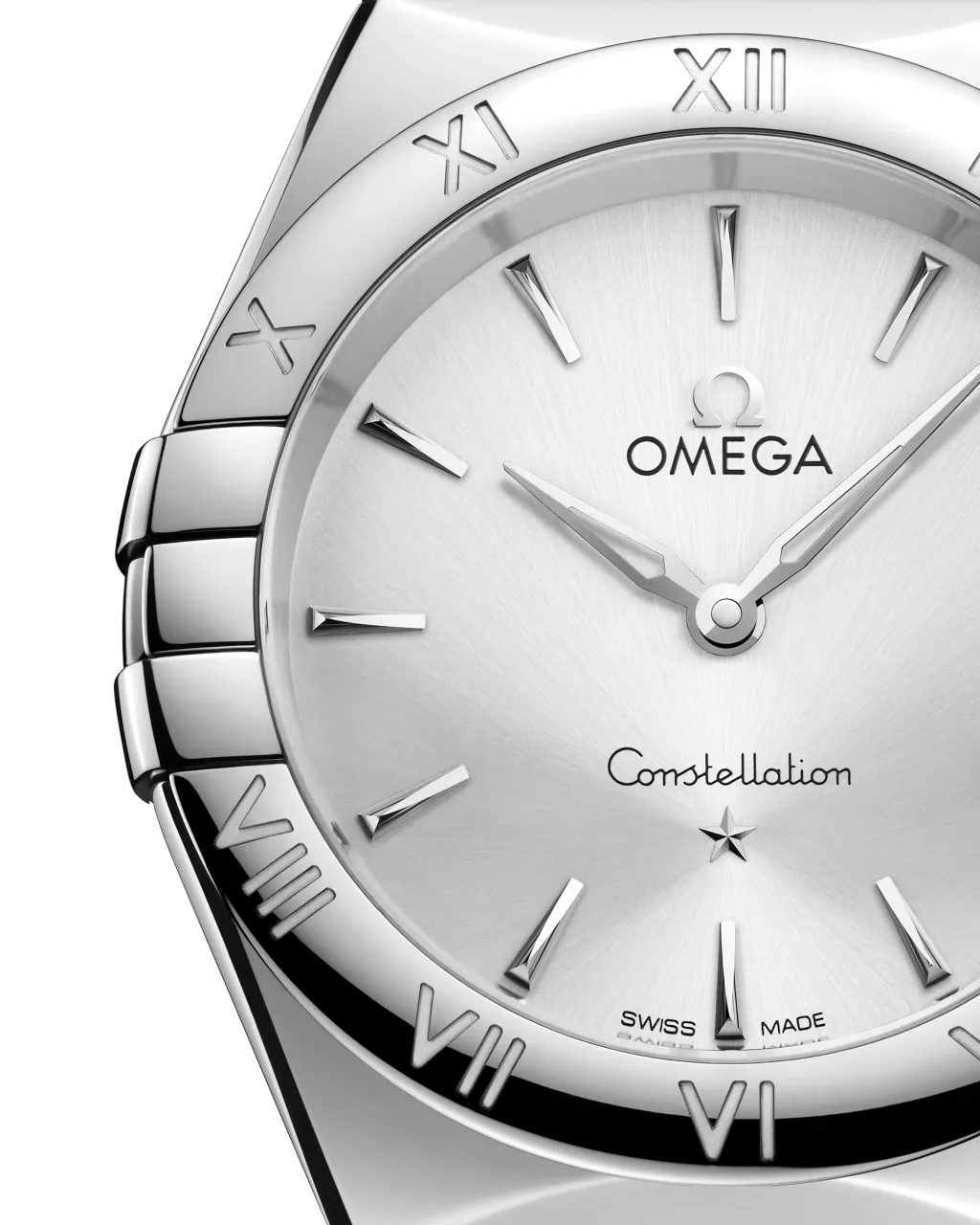 Omega Constellation 28 mm Steel on Steel 13110286002002 detay görseli 2