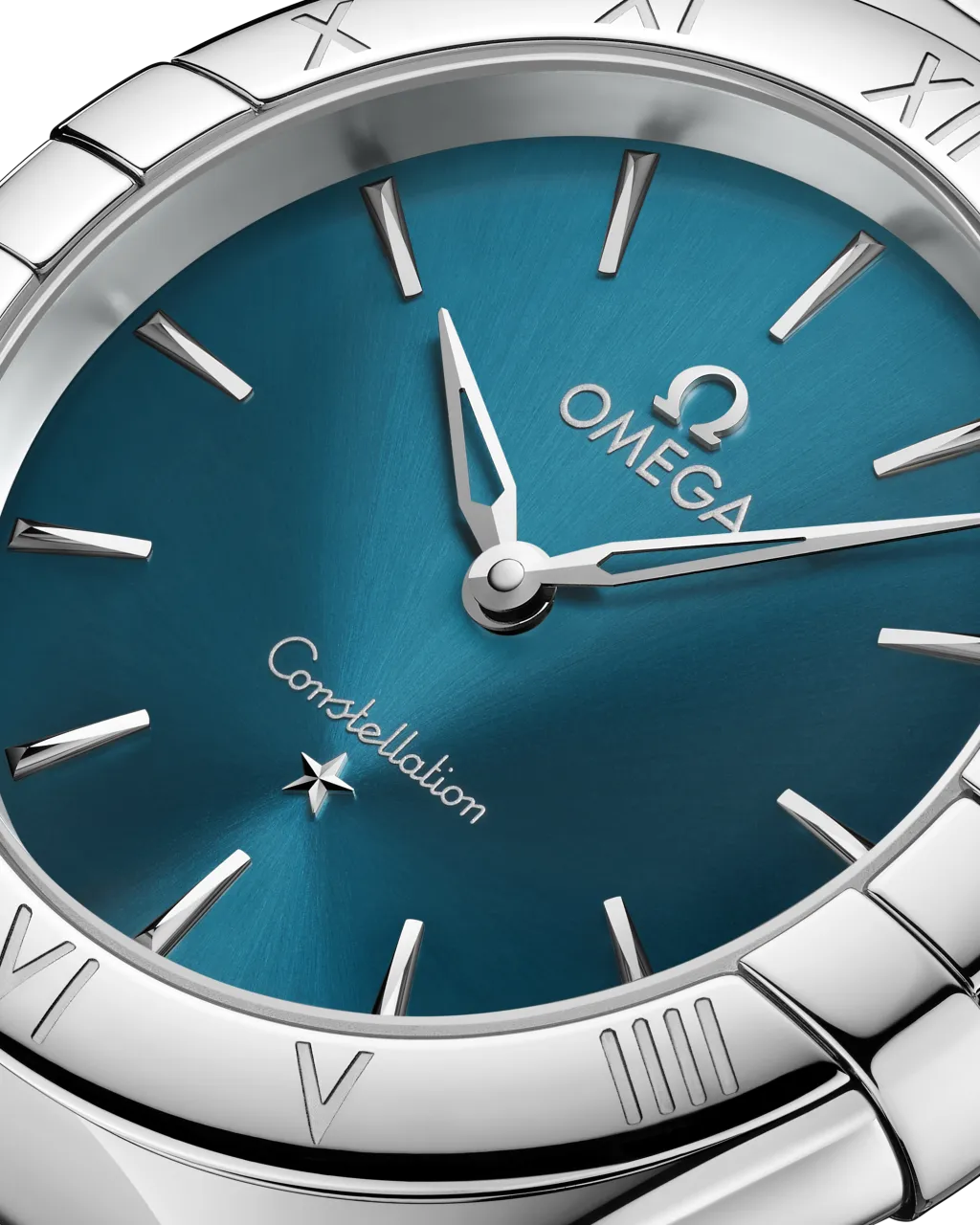Omega Constellation 28 mm Steel on Steel 13110286003002 detay görseli 3