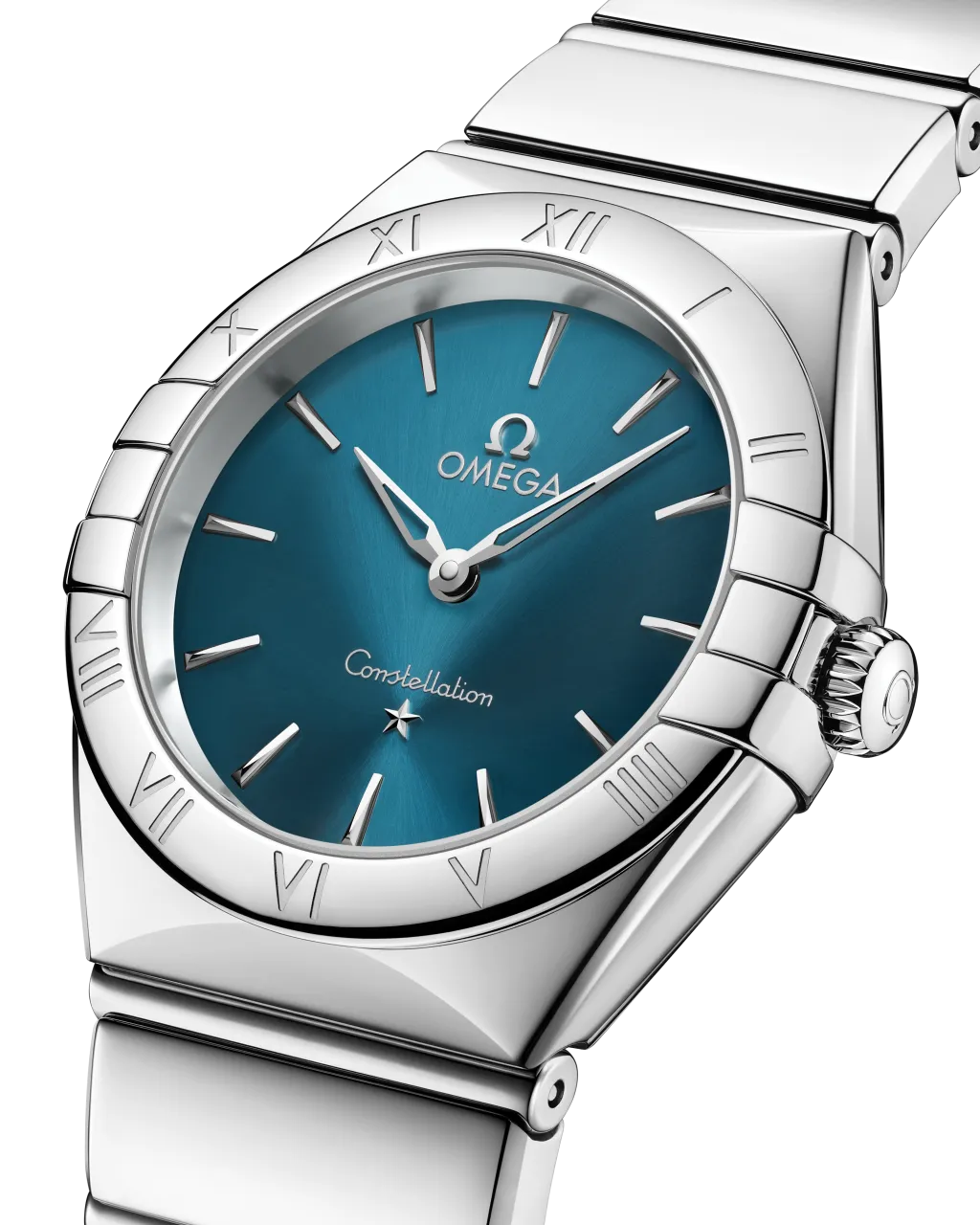 Omega Constellation 28 mm Steel on Steel 13110286003002 detay görseli 4