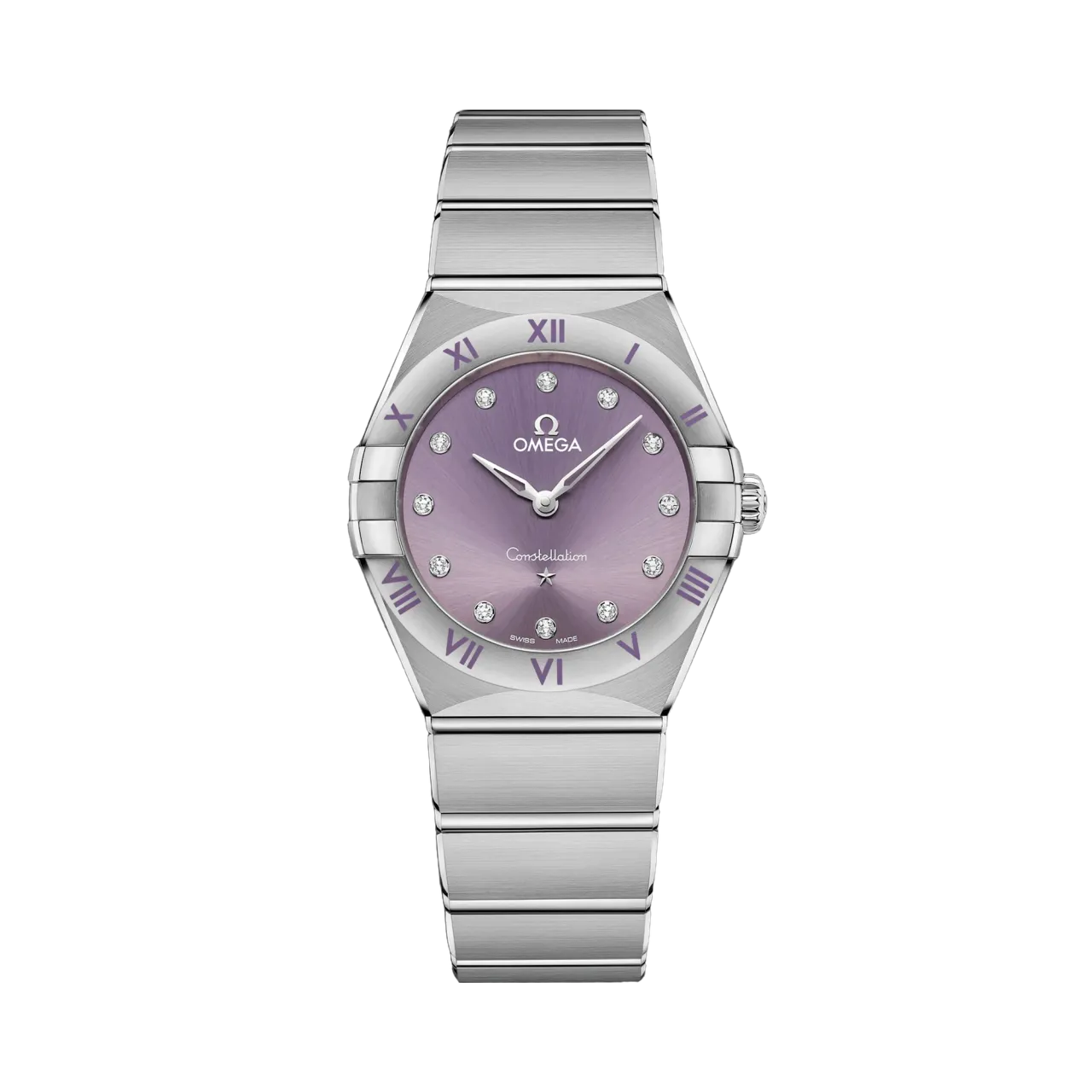 Omega Constellation 28 mm Purple Otomatik 13110286060002