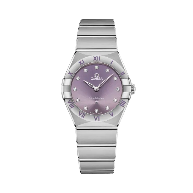 Omega Constellation 28 mm Purple Otomatik 13110286060002 Görsel 1