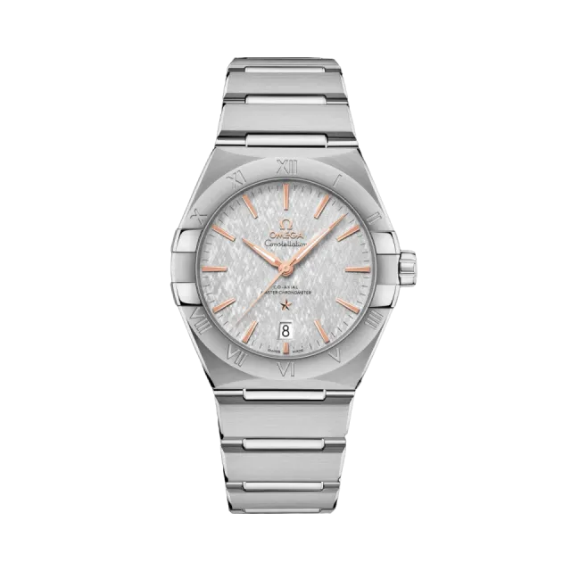Beğenmek için çift tıkla Omega Constellation 39 mm Steel on Steel 13110392006001 Görsel 1
