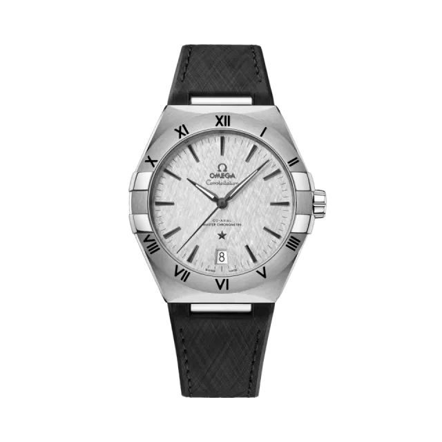 Omega Constellation 41 mm Steel on Rubber Strap 13112412106001 Görsel 1