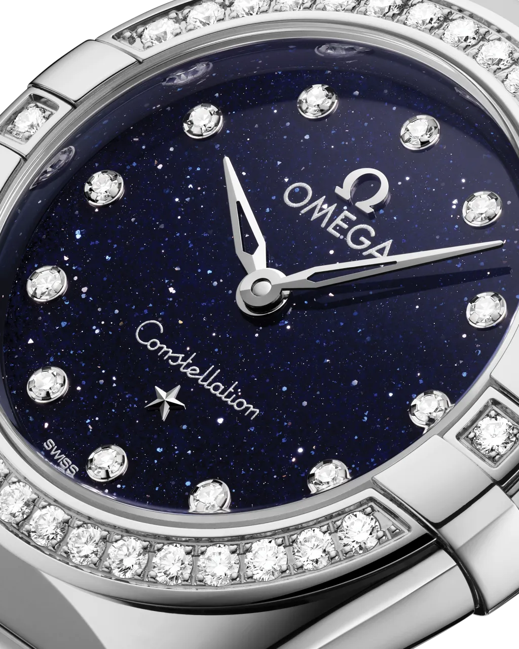 Omega Constellation 25 mm Steel On Steel 13115256053002 detay görseli 3