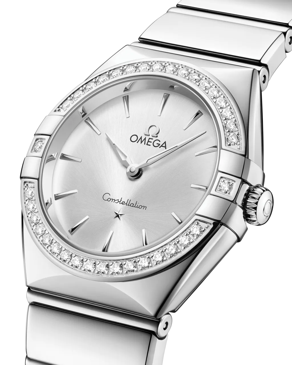 Omega Constellation 28 mm Steel on Steel 13115286002001 detay görseli 4