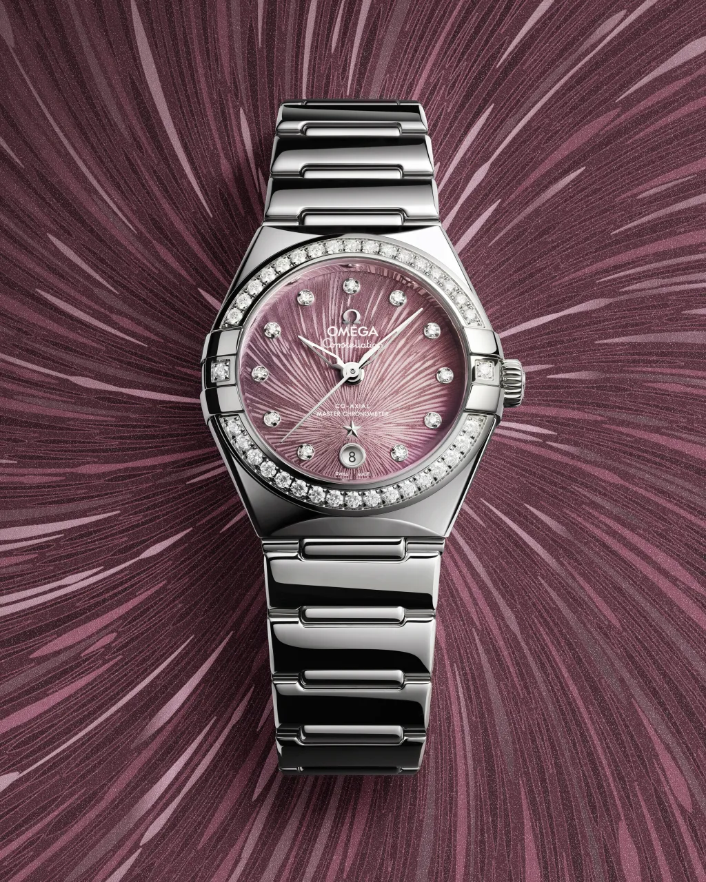 Omega Constellation 29 mm Steel On Steel 13115292060001 detay görseli 3