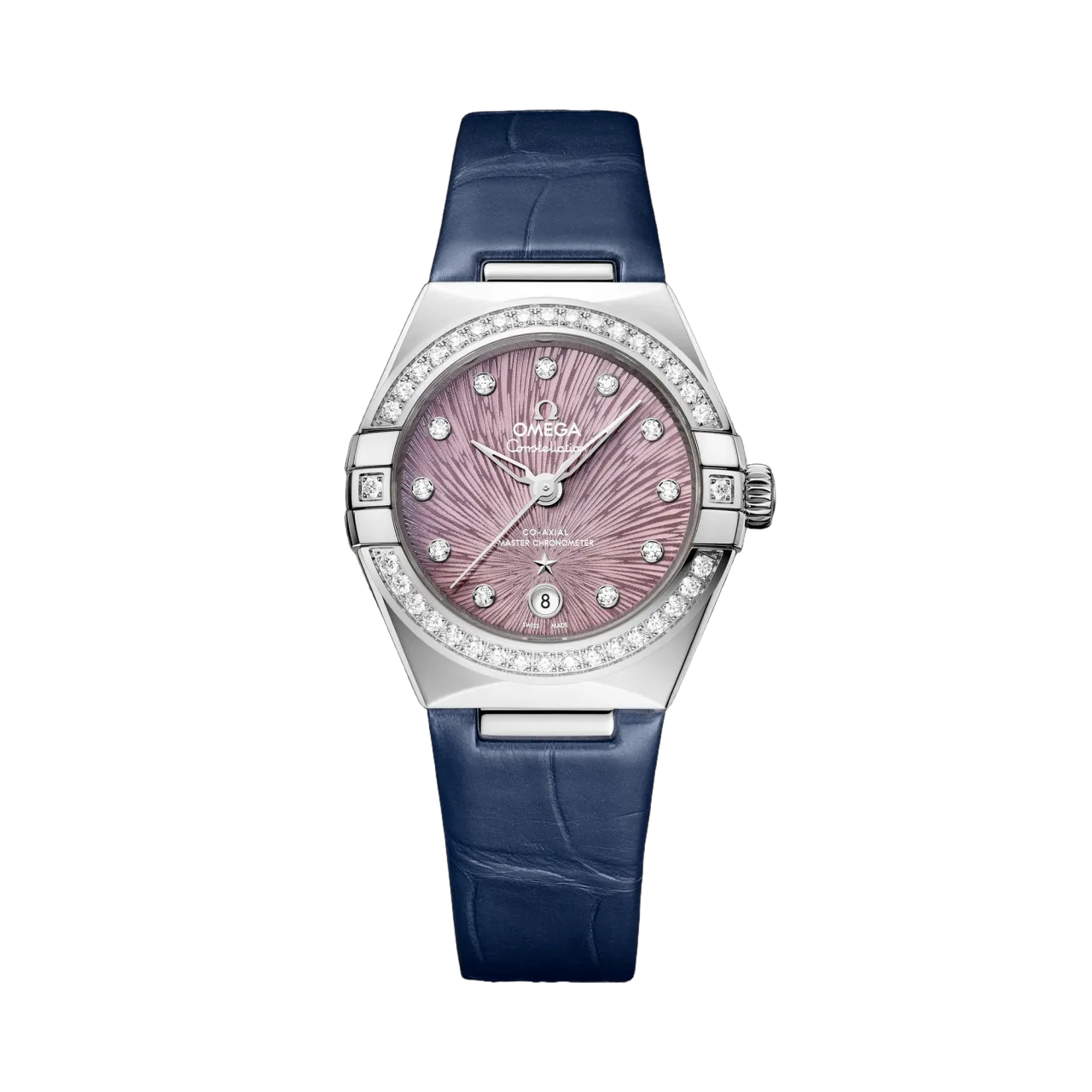Omega Constellation 29 mm Steel On Alligator 13118292060001