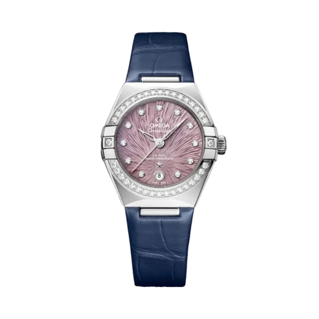 Omega Constellation 29 mm Steel On Alligator 13118292060001 Görsel 1