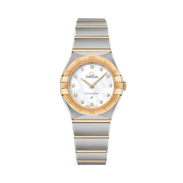 Beğenmek için çift tıkla Omega Constellation 25 mm Steel - Yellow Gold 13120256055002 Görsel 1
