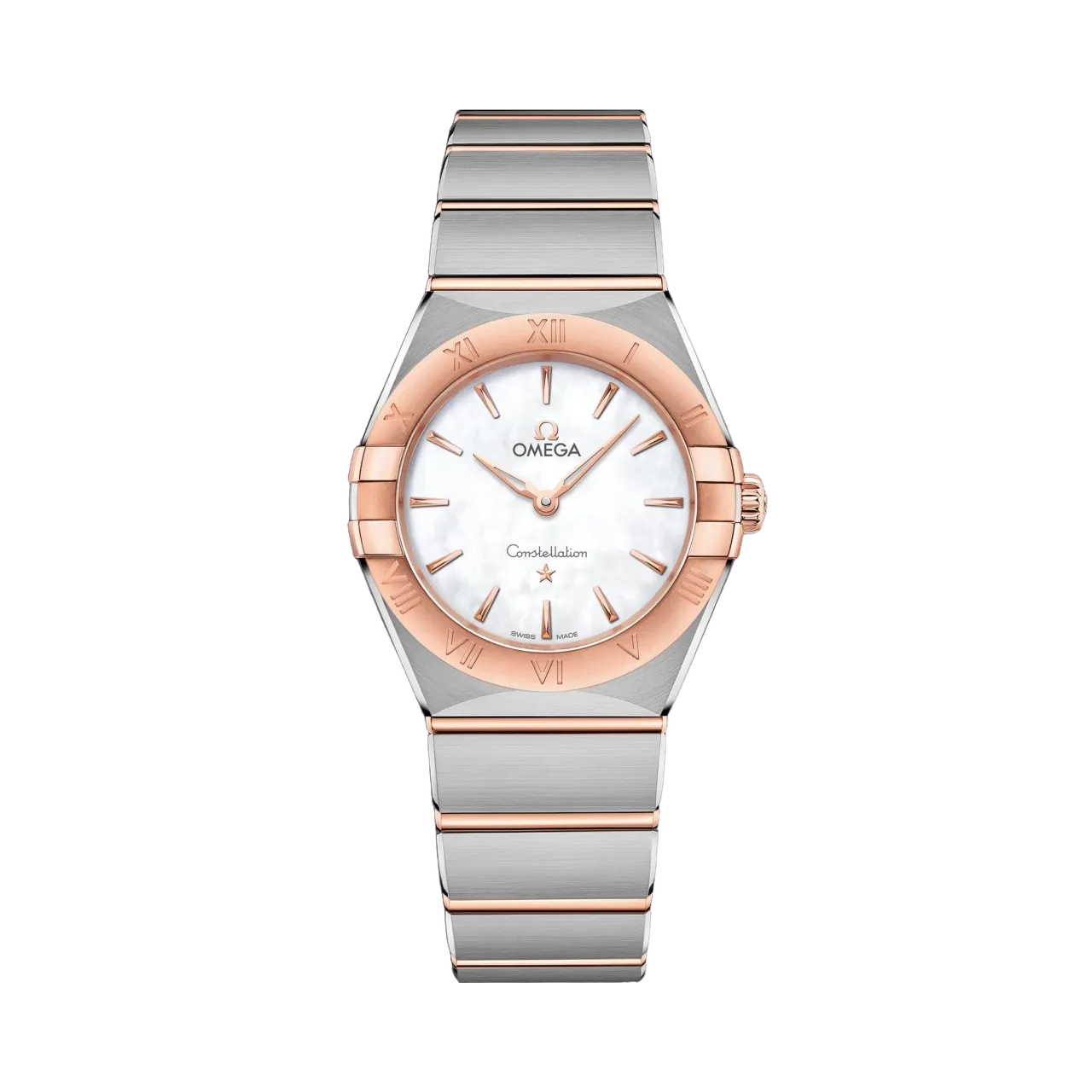 Omega Constellation 28 mm Sedna Gold on Steel 13120286005001
