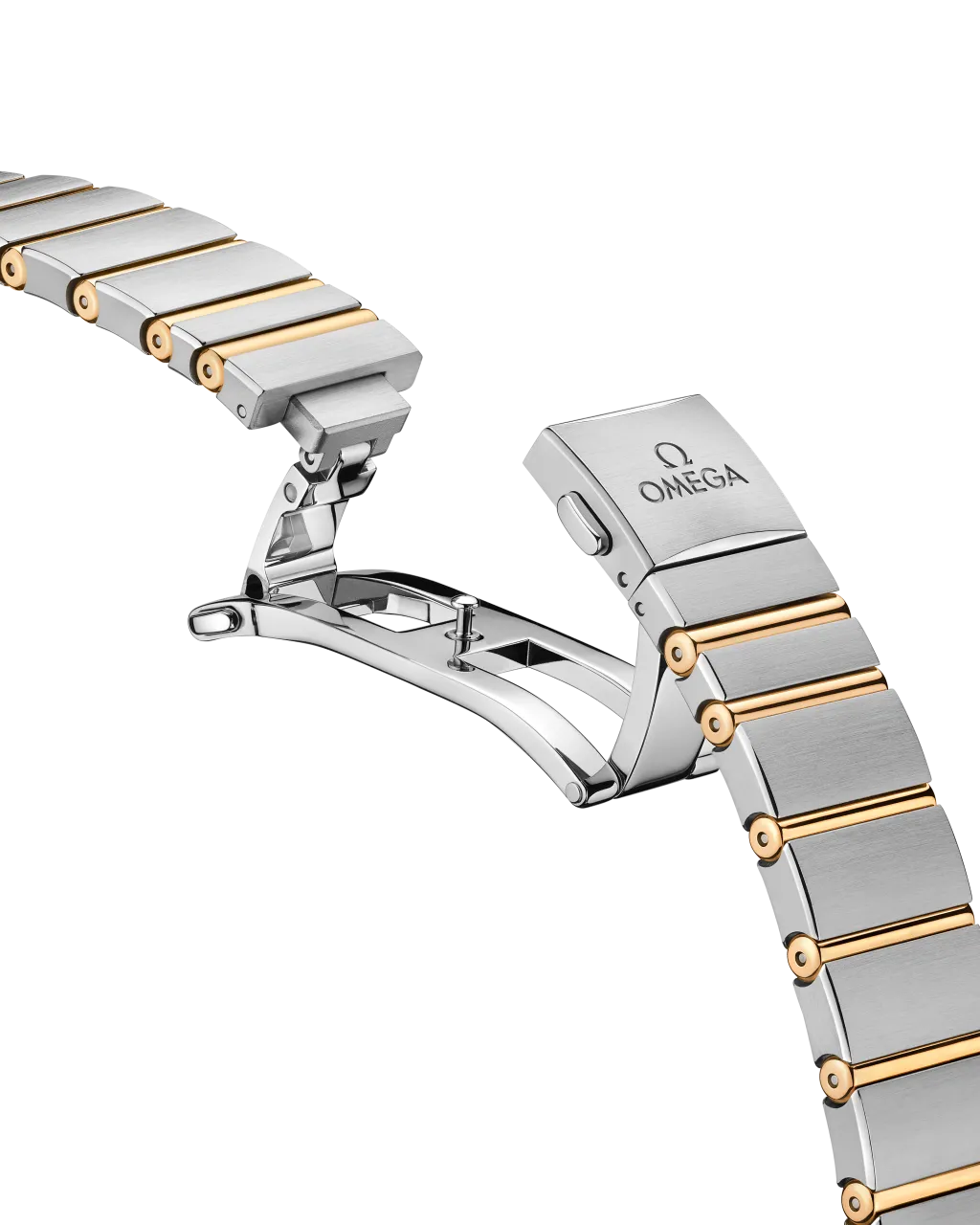 Omega Constellation 28 mm Steel - Yellow Gold 13120286005002 detay görseli 3