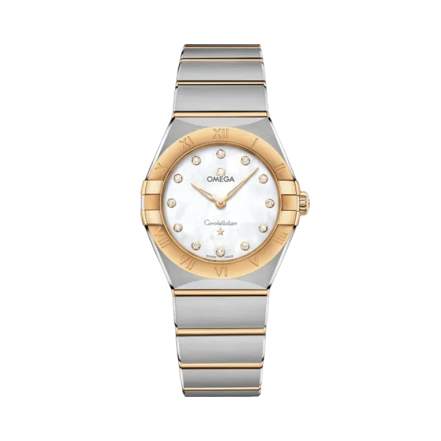 Beğenmek için çift tıkla Omega Constellation 28 mm Steel - Yellow Gold 13120286055002 Görsel 1