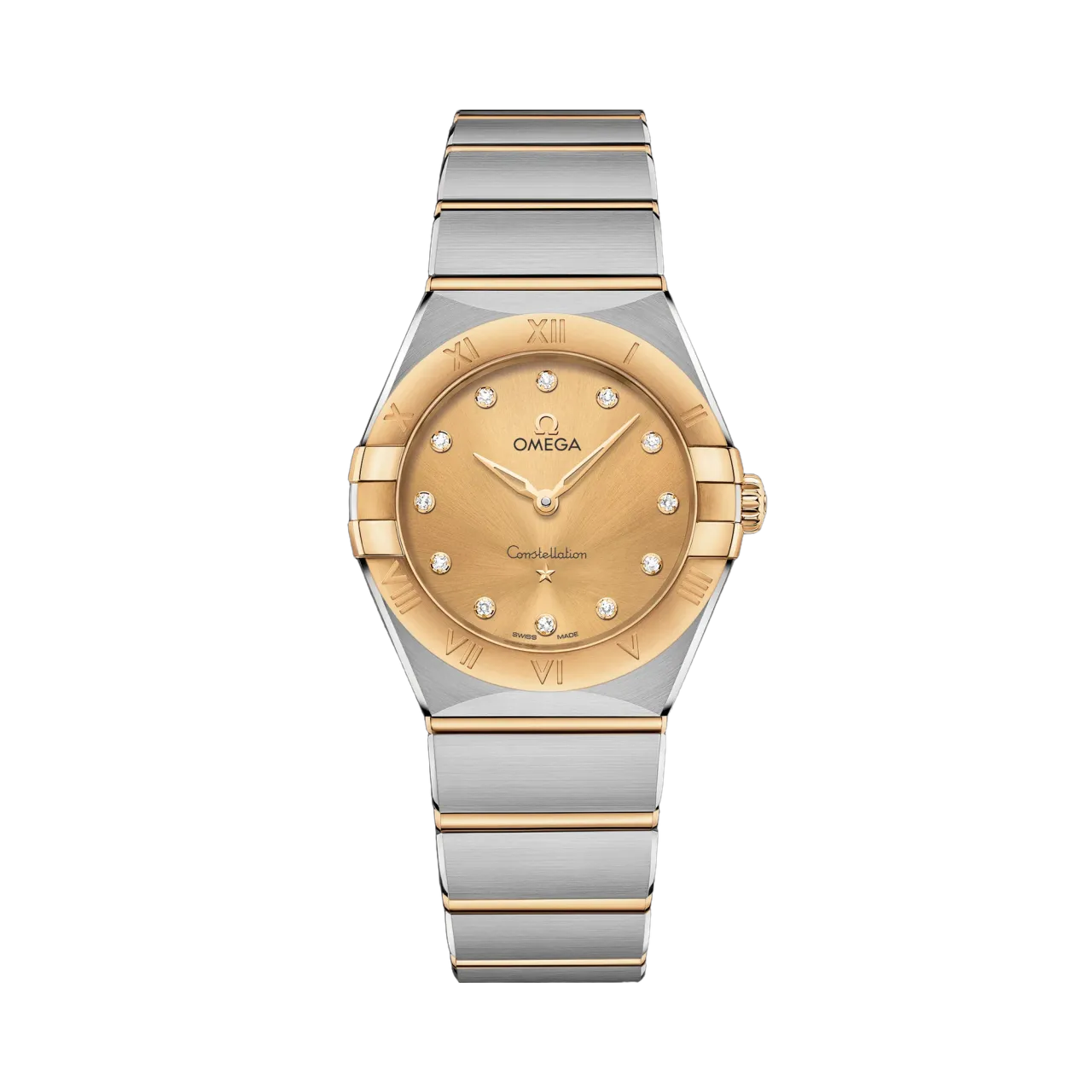 Omega Constellation 28 mm Yellow Gold On Steel 13120286058001